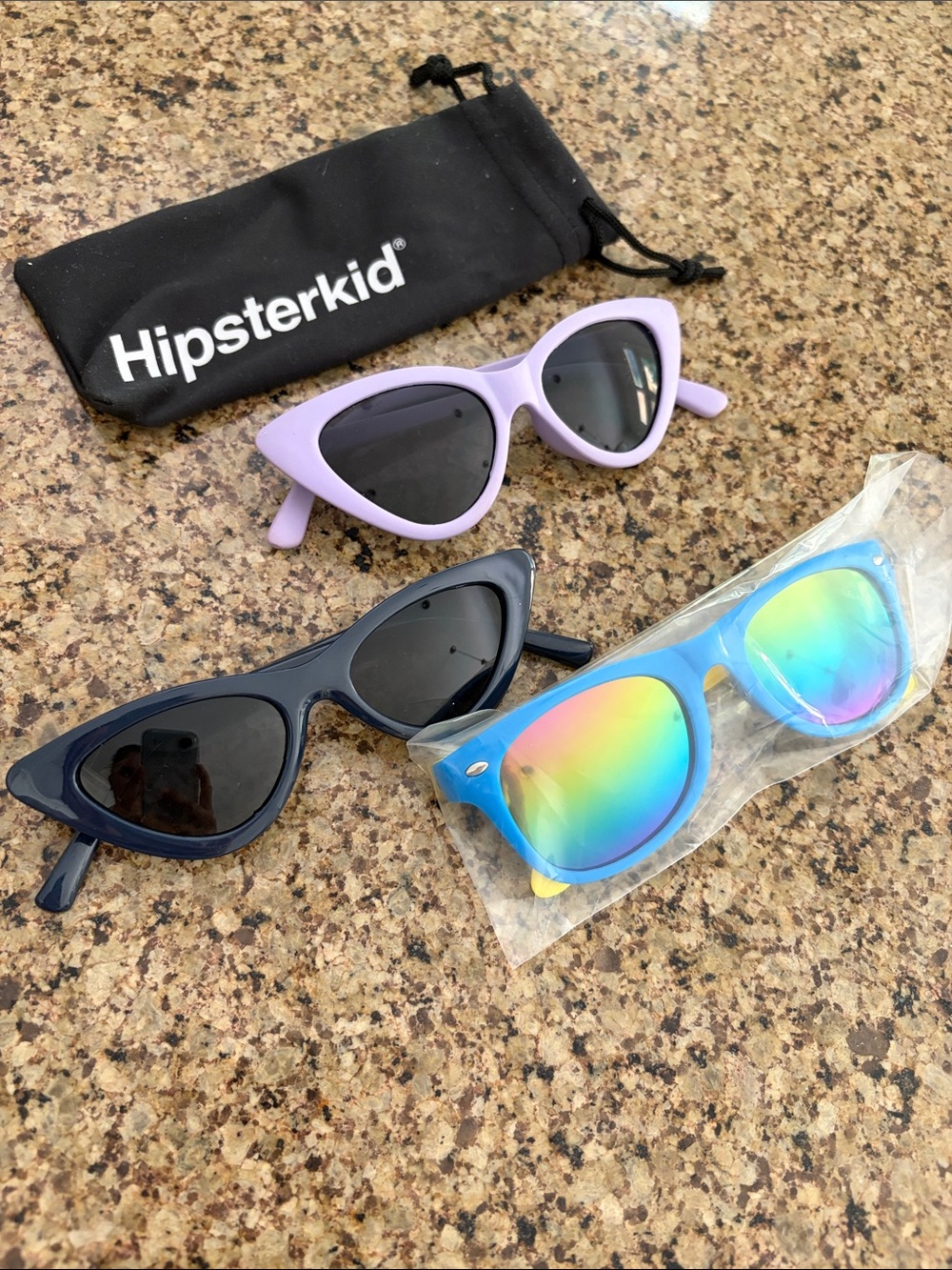 Kids Purple Cat-Eye Sunglasses